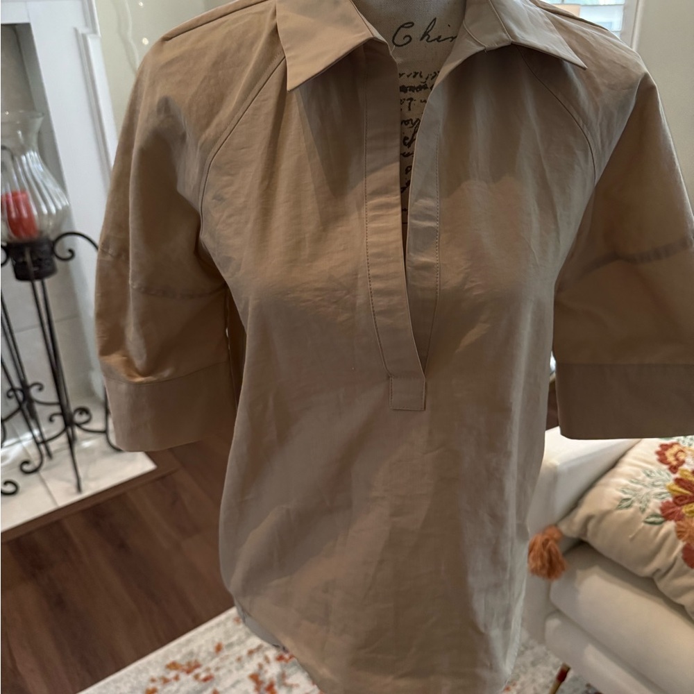 Zara Polyester Stretch Blouse - image 1